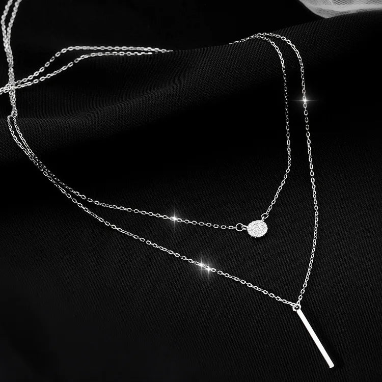 Layered Chain Necklace Neck Chains Lock Pendant Jewelry For Women Punk Choker Padlock Goth Jewelry Grunge Aesthetic Accessories