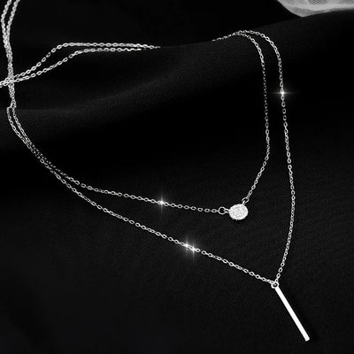 Layered Chain Necklace Neck Chains Lock Pendant Jewelry For Women Punk Choker Padlock Goth Jewelry Grunge Aesthetic Accessories