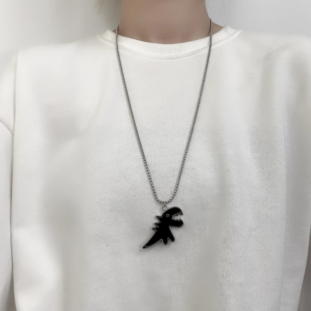 Layered Chain Necklace Neck Chains Lock Pendant Jewelry For Women Punk Choker Padlock Goth Jewelry Grunge Aesthetic Accessories