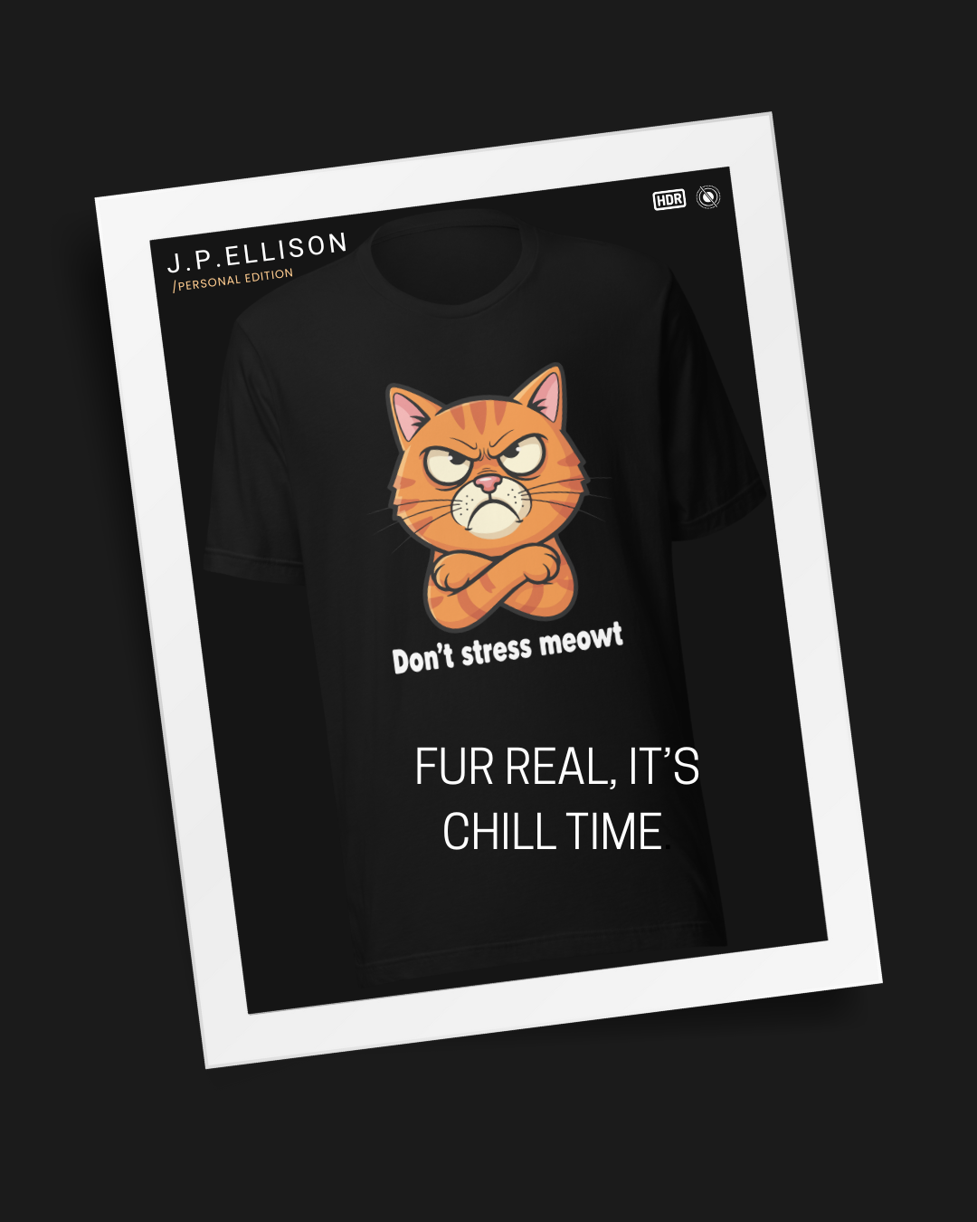 "Don't stress Meowt" Tote + Tee Cat Pack
