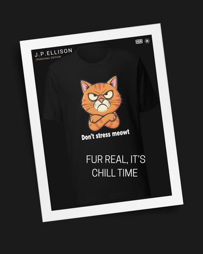 "Don't stress Meowt" Tote + Tee Cat Pack