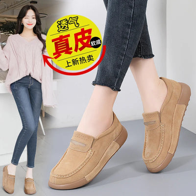 Shoes Women 2025 Spring New Lightweight Non-slip Fashion Trend All-match Casual Soft Bottom Shock Absorption Running Sports