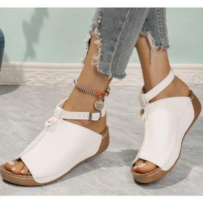 Shoes for Women  Sandals Summer Medium Heel Ladies Shoes on Offer White Heels Luxury Fashion New in Platform Sneakers Light