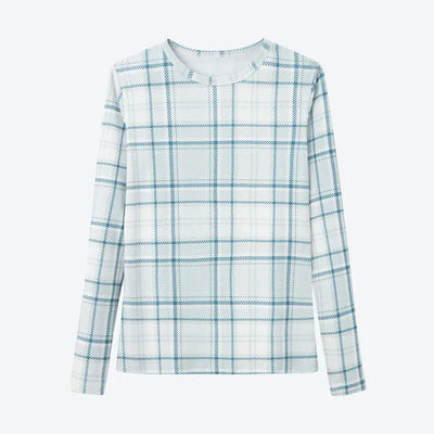 AS 2025 woman fitted-closed design print ribbing basic tops high stretch fabric