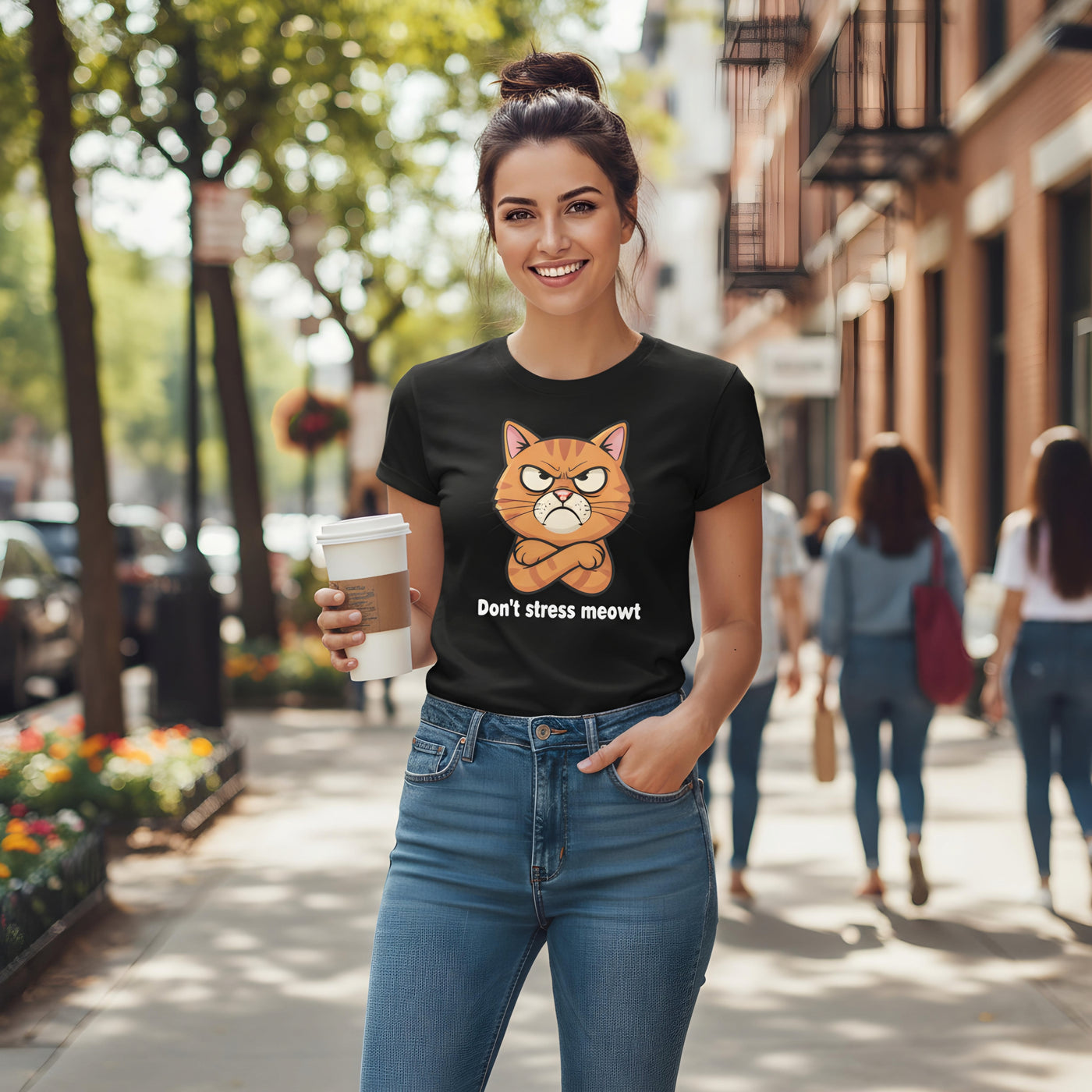 Don’t Stress Meowt! Tee – Perfect Gift for Cat Moms & Dads