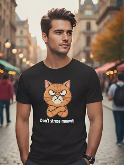"Don't stress Meowt" Tote + Tee Cat Pack